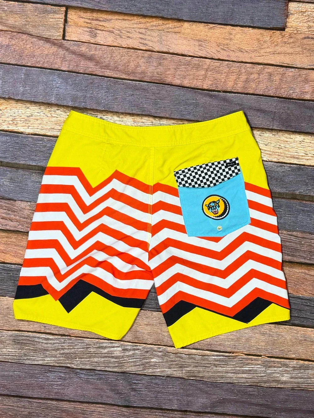 RVCA Board Shorts Men's Size Swim Trunks Bathing Suit Swimwear